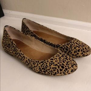 Leopard print flats